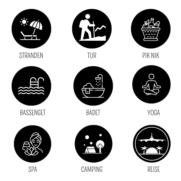 "RIS&Oslash;R" Badeh&aring;ndkle 