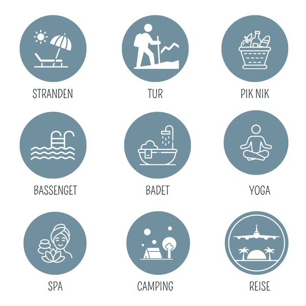 "ORRESANDEN" Badeh&aring;ndkle -Gr&aring;