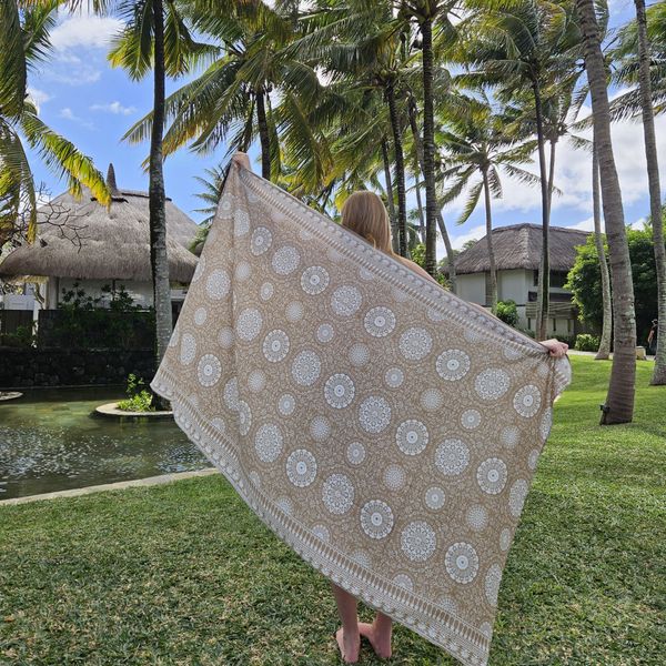 "Desert Bloom" Sarong